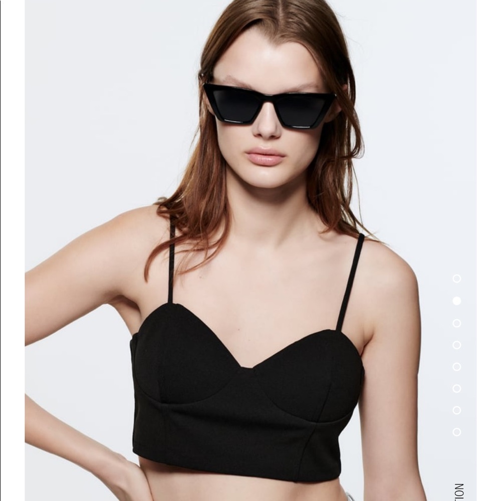Strap crop top